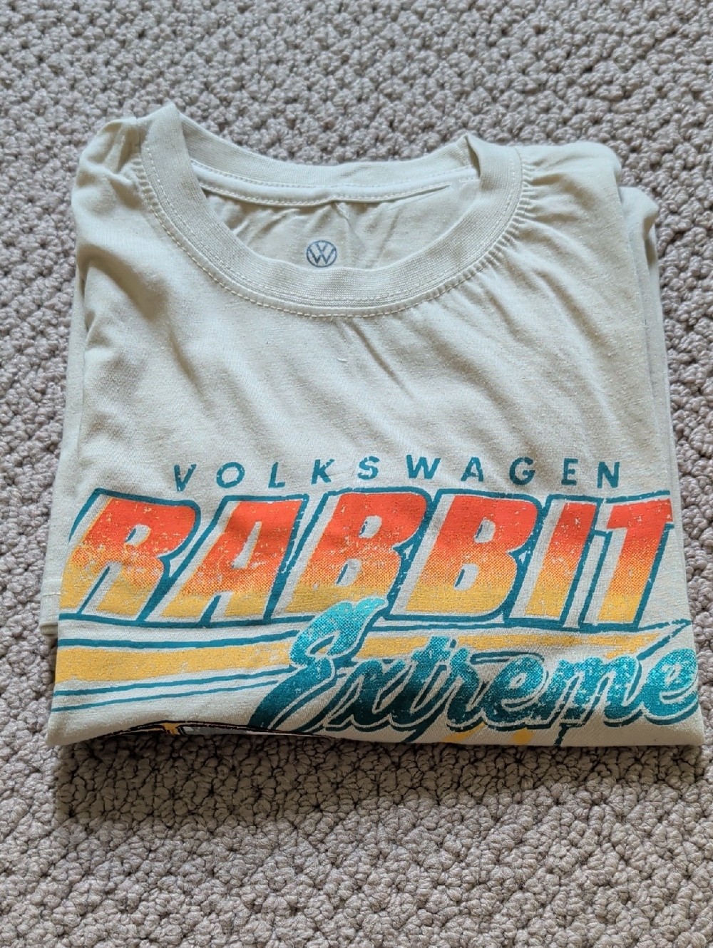 Volkswagen VW Rabbit Extreme Racing Beige T-Shirt L - Picture 7 of 7